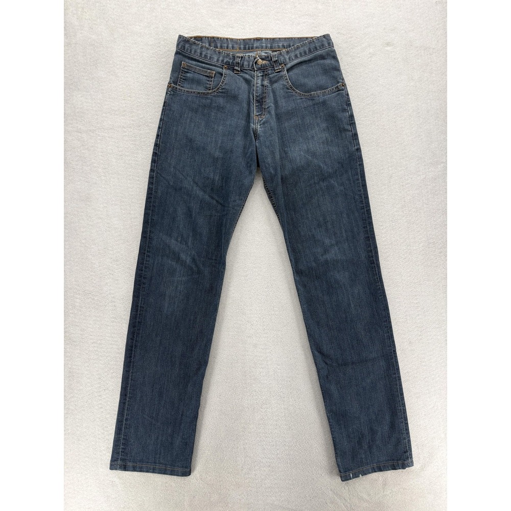 Dearborn Denim Jeans Mens 32x34 Blue Medium Wash Straight Denim Made In USA